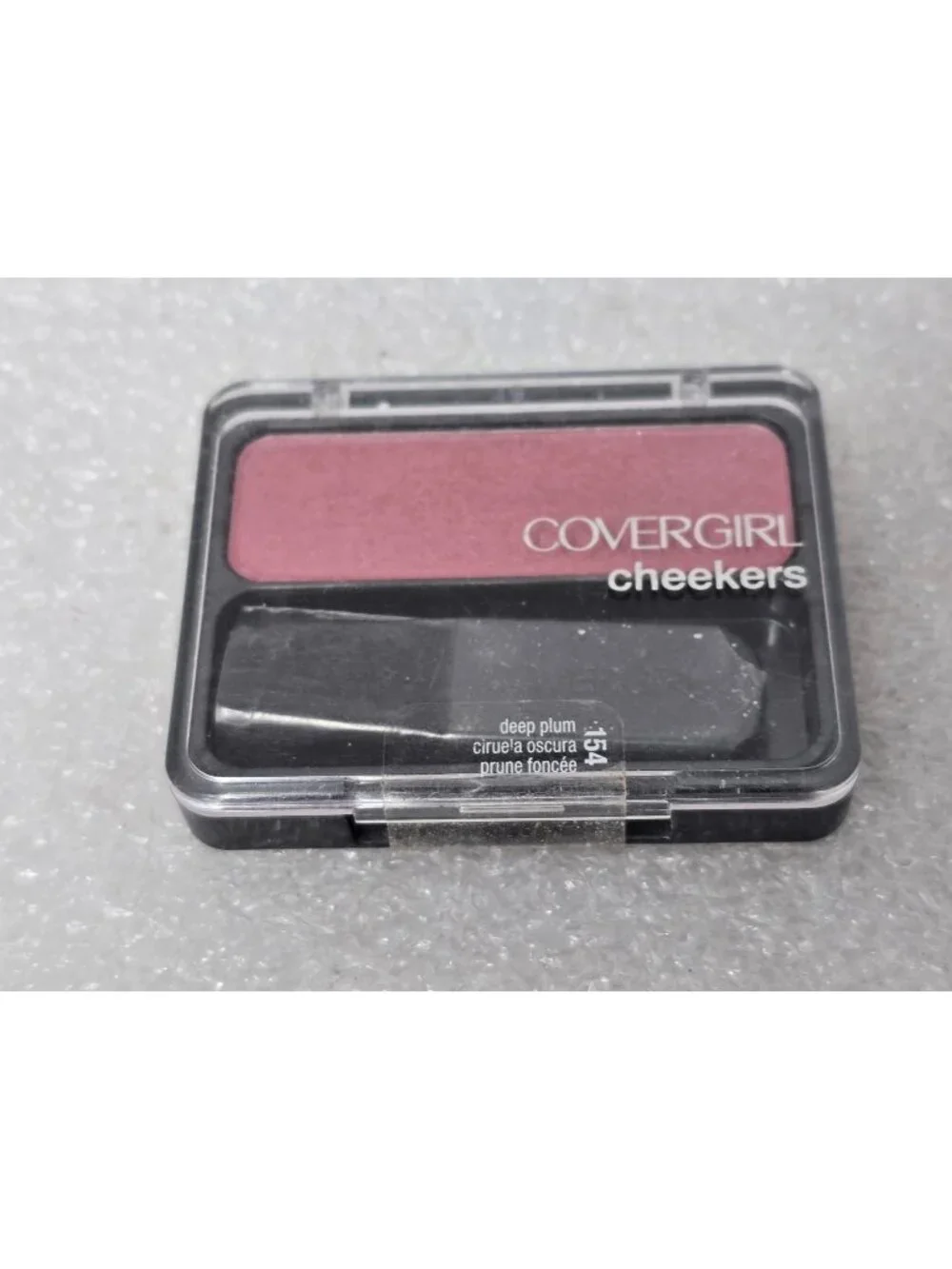 CoverGirl Cheekers Blush Deep Plum 154 Compact 3g Subtle Color Enhancer